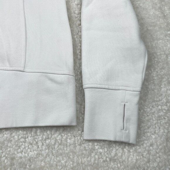 Lululemon Scuba Full Zip Hoodie White Seawheeze NEW - Picture 11 of 14